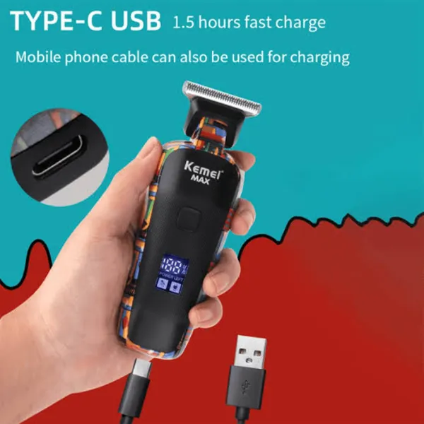 Kemei KM-MAX5090 Professional Hair Clipper Trimmer For Men – View 4