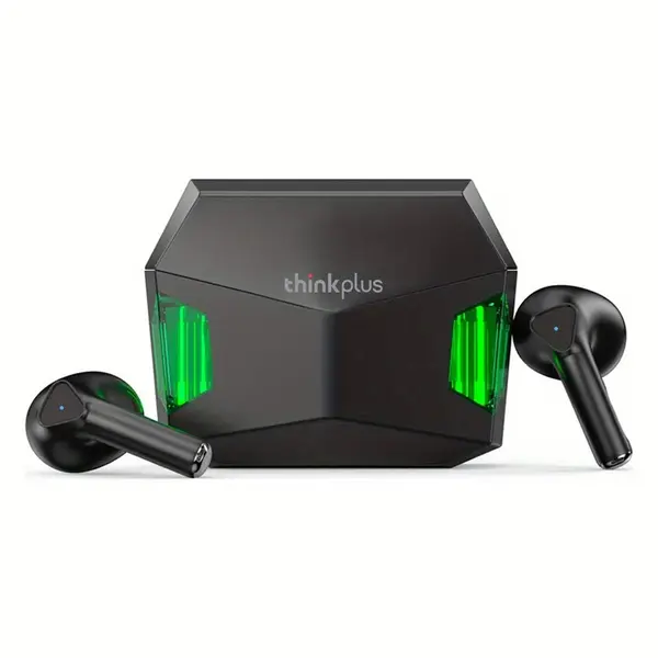 Lenovo GM5 BT5.0 True Wireless Gaming Earbuds – Color: Black – View 3