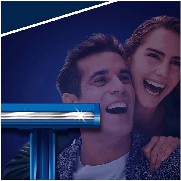 Gillette Blue II Disposable Twin Blades Shaving Razors – Quantity: 6 Units – View 3
