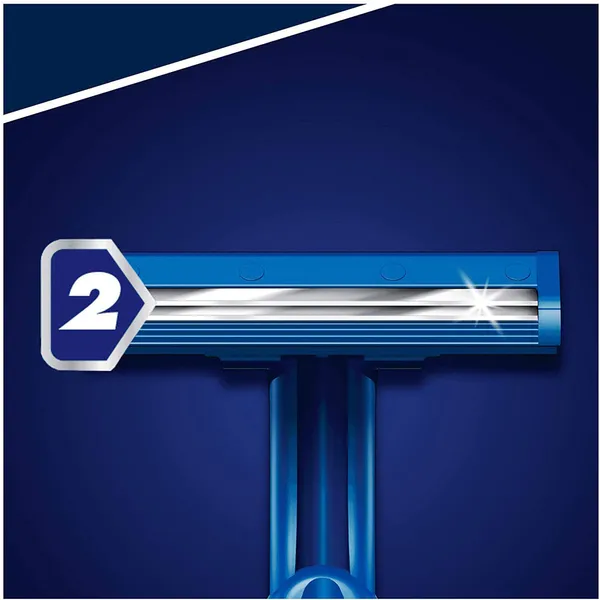 Gillette Blue II Disposable Twin Blades Shaving Razors – Quantity: 6 Units – View 4