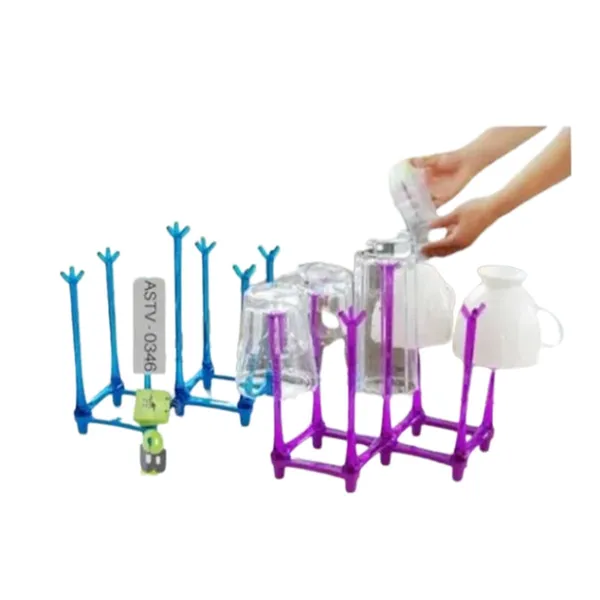 Tree-shaped Cup Rack 7-Tier Multifunctional Kitchen Storage Holder – View 3