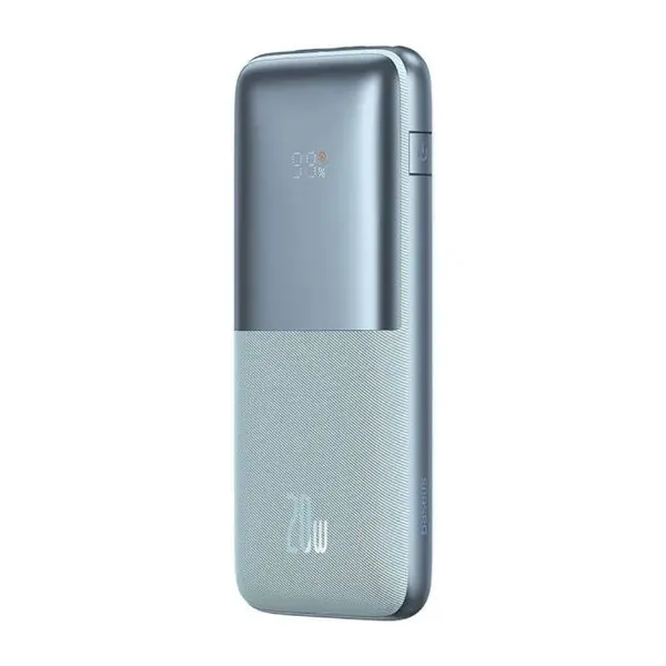 Baseus Bipow Pro Digital Display Fast Charge Power Bank – Color: Blue – View 1