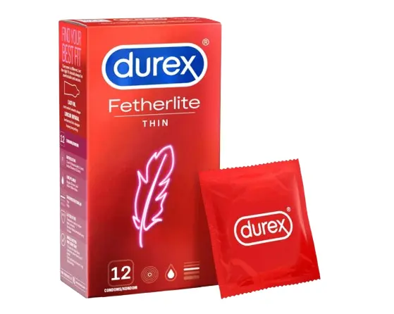 Durex Fetherlite Thin Condoms 12’s – Ultra Thin – View 1