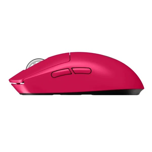 Logitech PRO X SUPERLIGHT 2 DEX LIGHTSPEED Wireless Gaming Mouse – Color: Red – View 3
