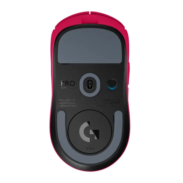 Logitech PRO X SUPERLIGHT 2 DEX LIGHTSPEED Wireless Gaming Mouse – Color: Red – View 4