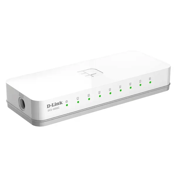 D-Link DGS-1008C 8-Port Gigabit Ethernet Network Switch – View 2