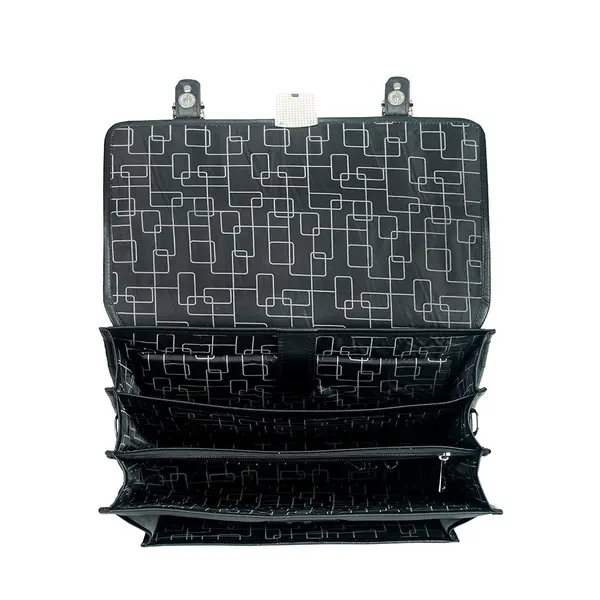 New Official Bag with 100% Genuine Leather Office Bag – Color: Black – View 3