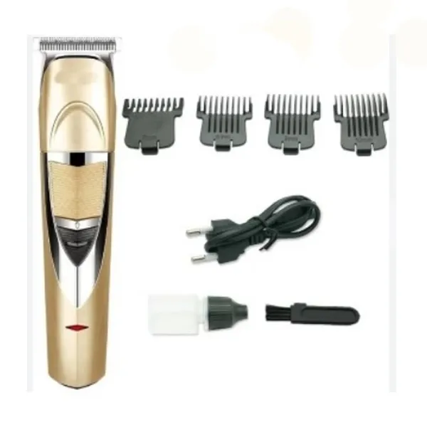 Kemei KM-235 Professional Stainless Steel Hair Trimmer For Men – Color: Gold – View 2