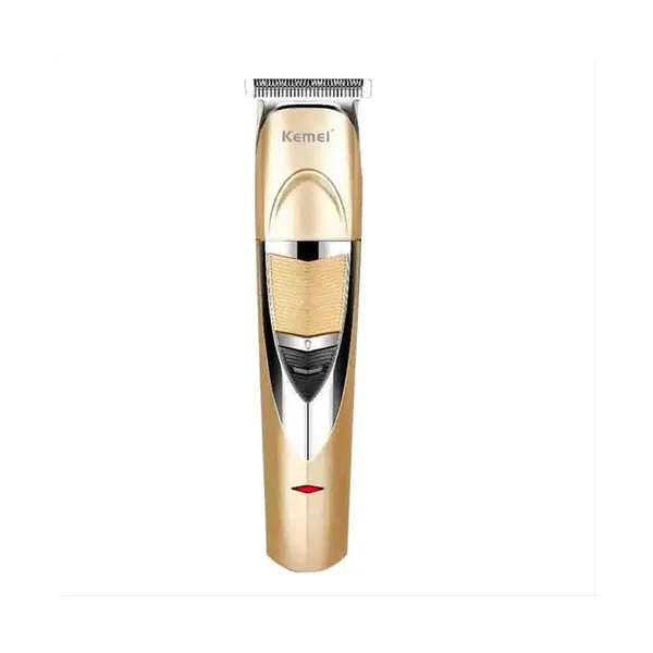 Kemei KM-235 Professional Stainless Steel Hair Trimmer For Men – Color: Gold – View 1