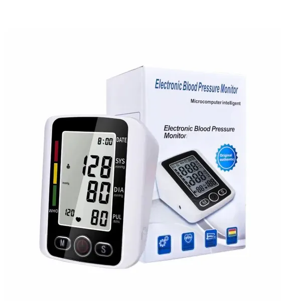 Electronic Blood Pressure Monitor with Voice Function – View 4