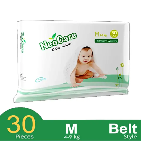 Neocare Wonder Soft and Comfortable Belt System Baby Diaper – Quantity: 30 pcs – View 2
