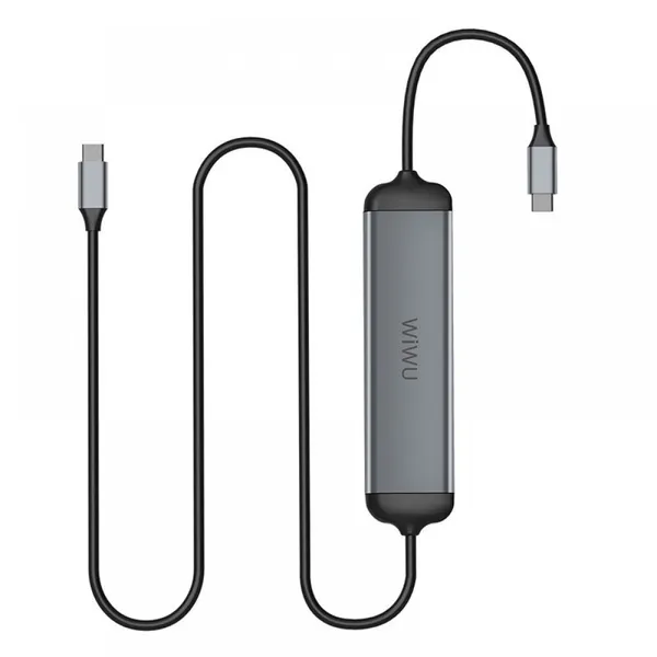WiWu Alpha 521H 5 in 1 Type-C Hub – View 2