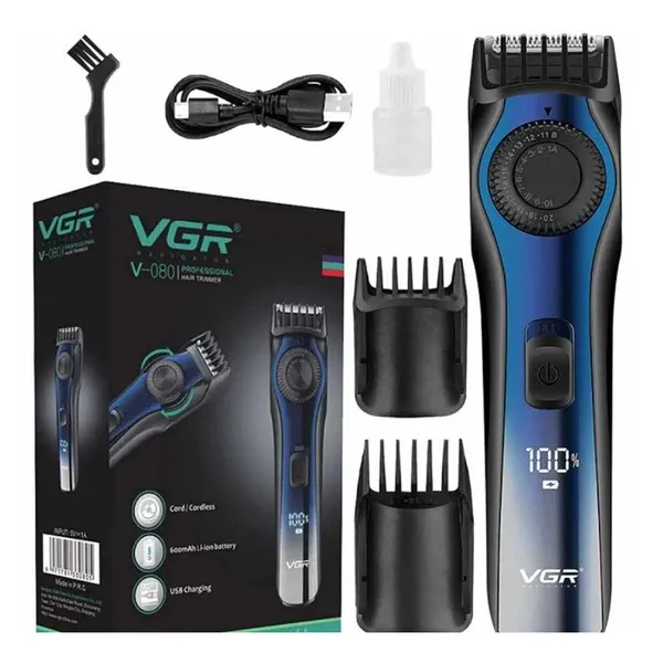 VGR V-080 2 In 1 Rechargeable Hair Beard Trimmer For Men – View 3