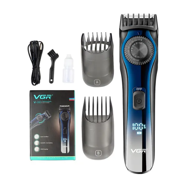 VGR V-080 2 In 1 Rechargeable Hair Beard Trimmer For Men – View 2