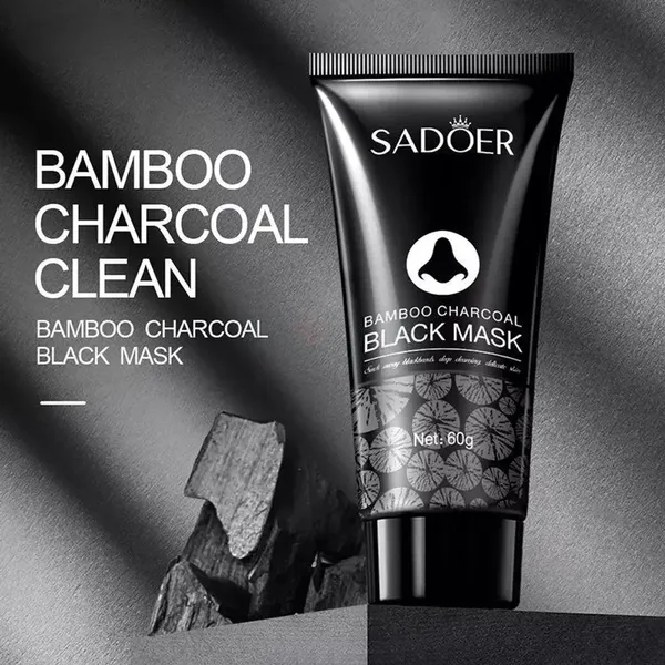 Sadoer Bamboo Charcoal Deep Cleaning Black Face Mask - 60g – View 4