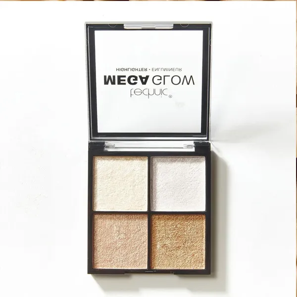 Technic 4 Golden Shades Mega Glow Highlighter Eyeshadow 10g – View 2