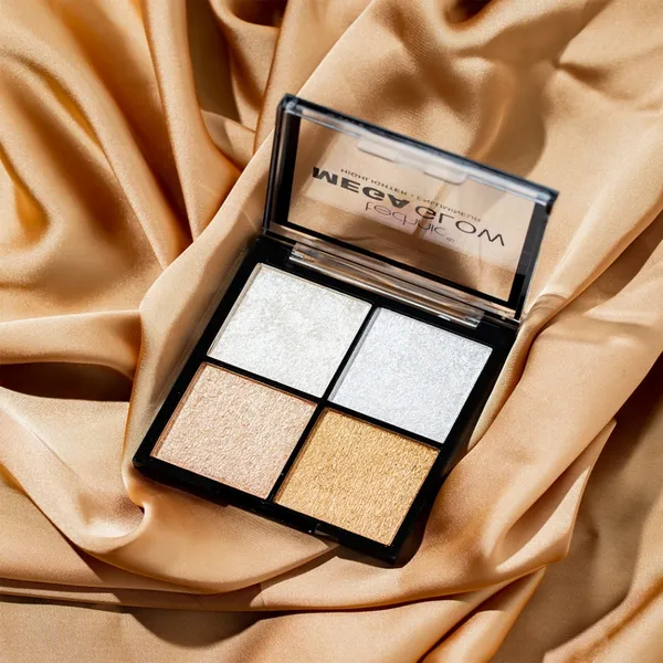 Technic 4 Golden Shades Mega Glow Highlighter Eyeshadow 10g – View 3
