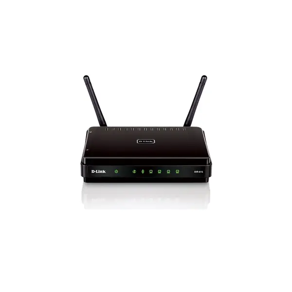 D-Link DIR-615 Wireless 300 Mbps 2 Antenna Router – View 1