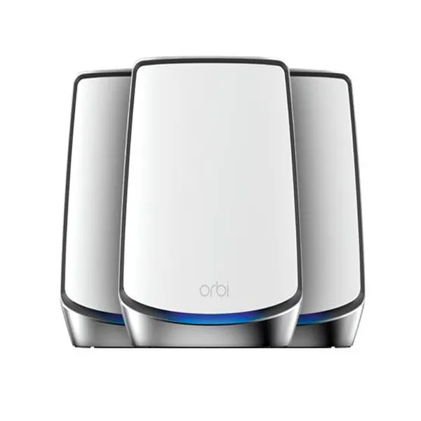 Netgear ORBI RBK853 AX6000 Tri-Band Mesh Router (3-Pack) – View 1