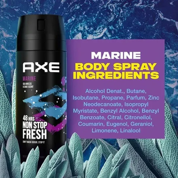 AXE Marine Used For Male International European Product Body Spray 150 ml – View 3