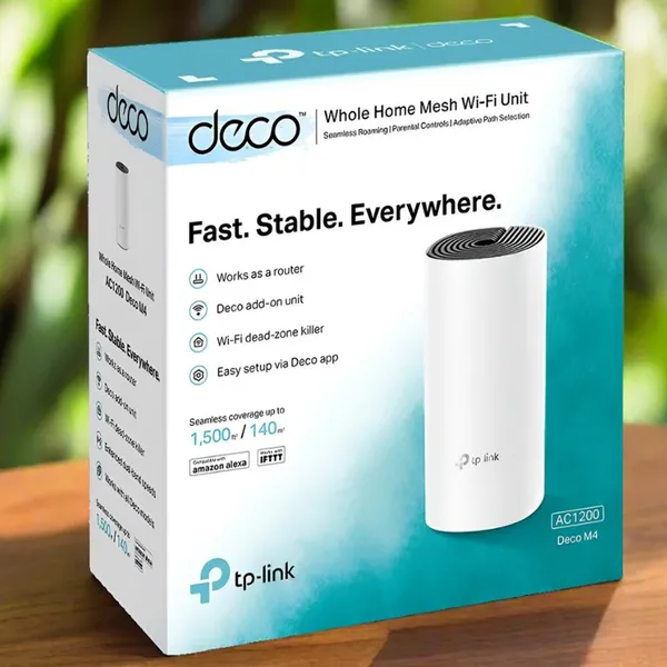 TP-Link Deco M4 AC1200 Dual-Band Mesh Router 1 Pack – View 3