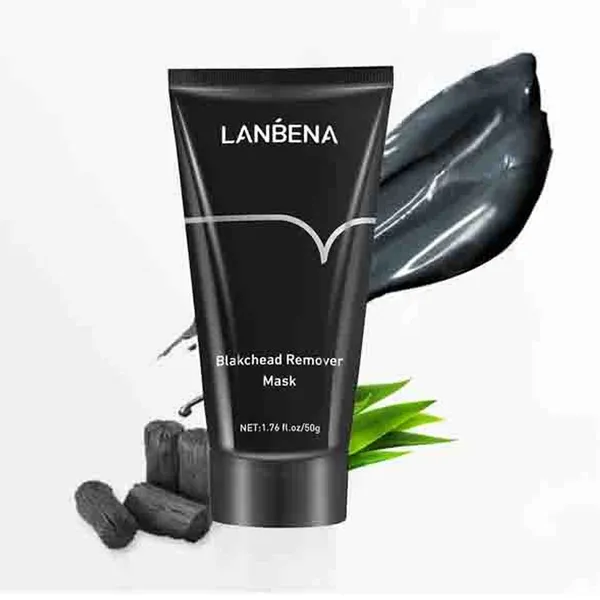 LANBENA Blackhead Remover Activated Charcoal Power Face Mask – View 1