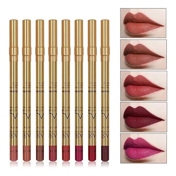 Imagic 8-Color Long Lasting Waterproof Professional Soft Smooth Colorful Matte Lip Liner – View 5