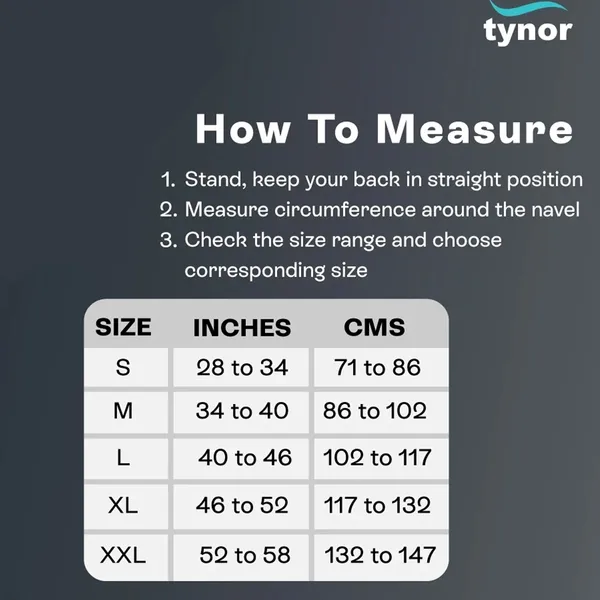 Tynor A-05 Lumbar Sacral Belt for Lower Back Support – Color: Grey, Size: S – View 6