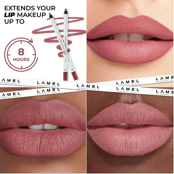 Lamel Long 409 Caramel Weightless Long Lasting Gel Lip Liner – View 3