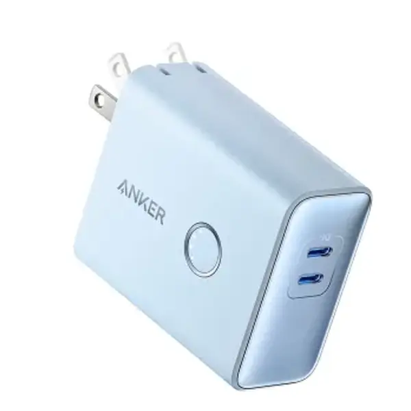Anker 521 Ultra Compact Fast Charging Portable Charger – Color: Blue – View 1