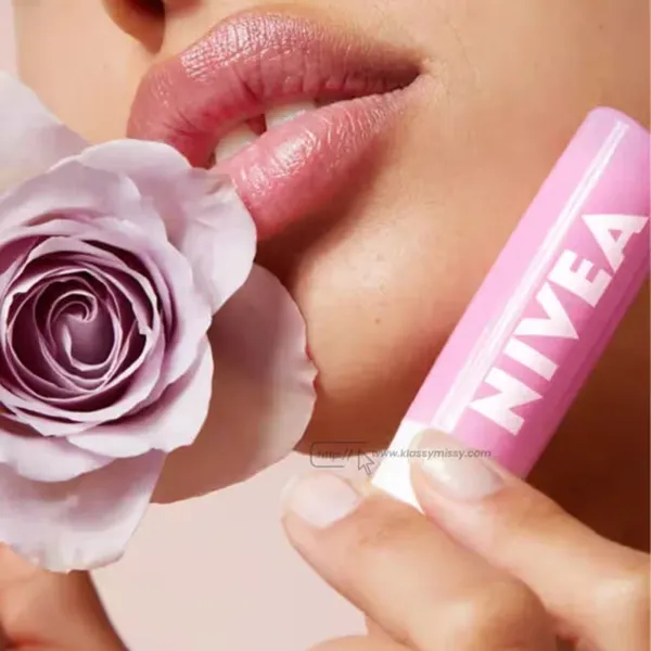 Nivea 24h+ Moisture Travel-friendly Stick Soft Rose Lip Balm – View 2