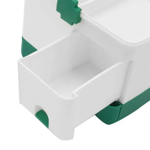 MK Plastic Multi Layer Emergency Medicine Storage First Aid Storage Box with Handle – View 4