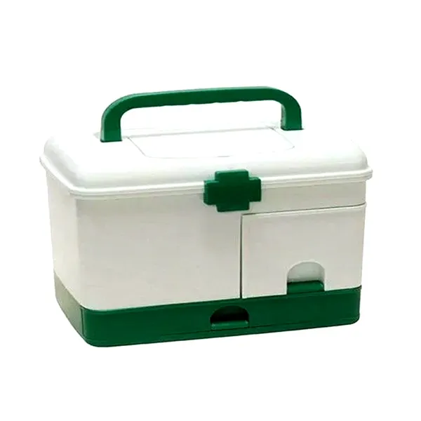 MK Plastic Multi Layer Emergency Medicine Storage First Aid Storage Box with Handle – View 5