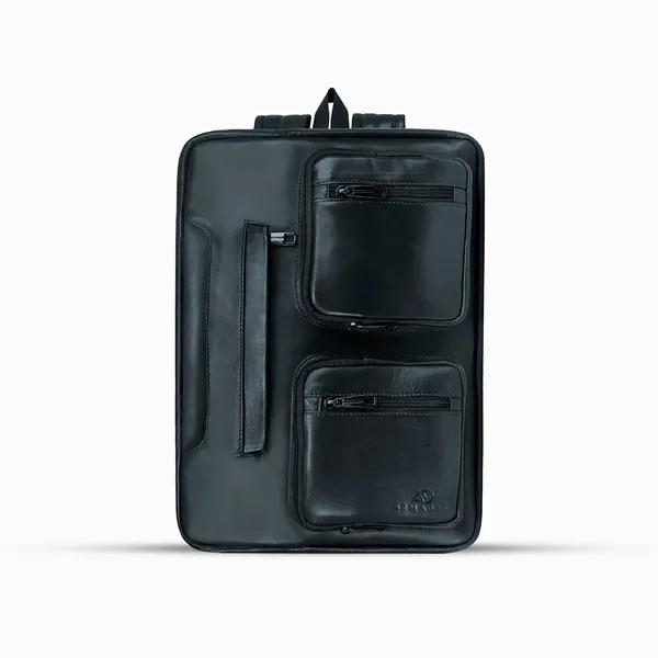 4G Cow Leather 2 in 1 Backpack Laptop & Official Hand Bag – View 3