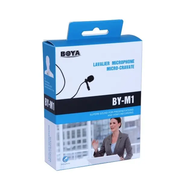 Boya BY-M1S Original Lavalier Omnidirectional Microphone – View 4