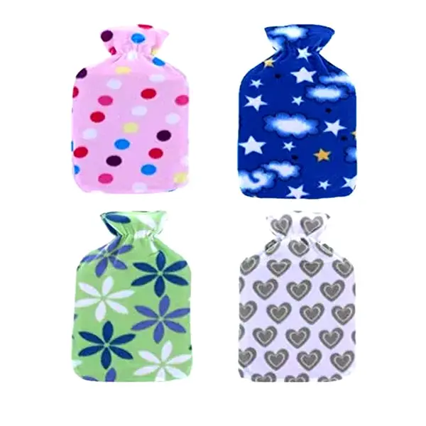 Cotton Cloth Covered Hot Water Bag of Multicolor Capacity Of 1-2 liters – View 4