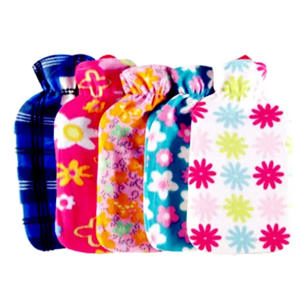 Cotton Cloth Covered Hot Water Bag of Multicolor Capacity Of 1-2 liters – View 5