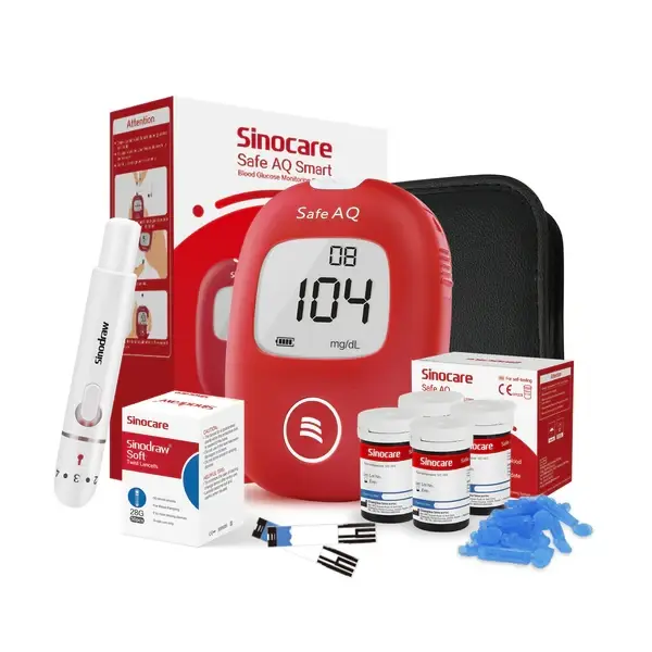 Sinocare Safe AQ Smart Blood Glucose Monitoring System – View 3