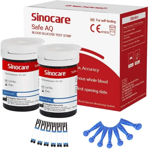 Sinocare Safe AQ Smart Blood Glucose Monitoring System – View 1