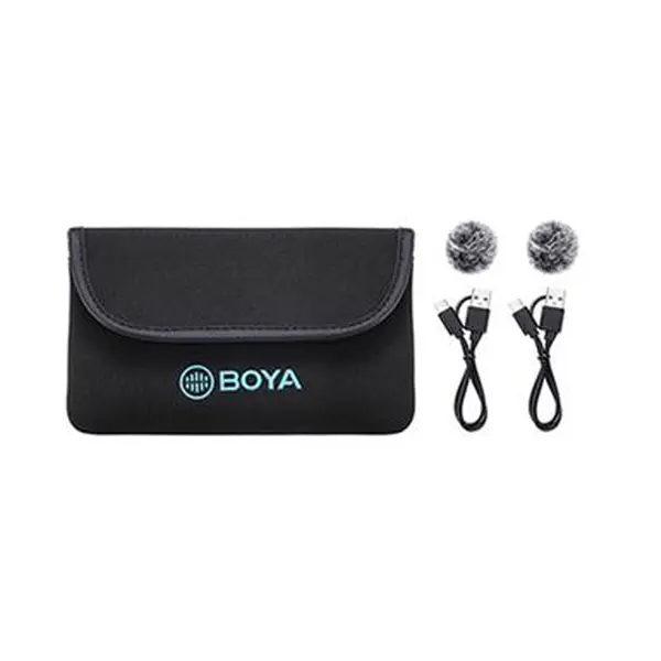 Boya BY-M1V4 Dual-Channel 2.4GHz Wireless Microphone System – View 3