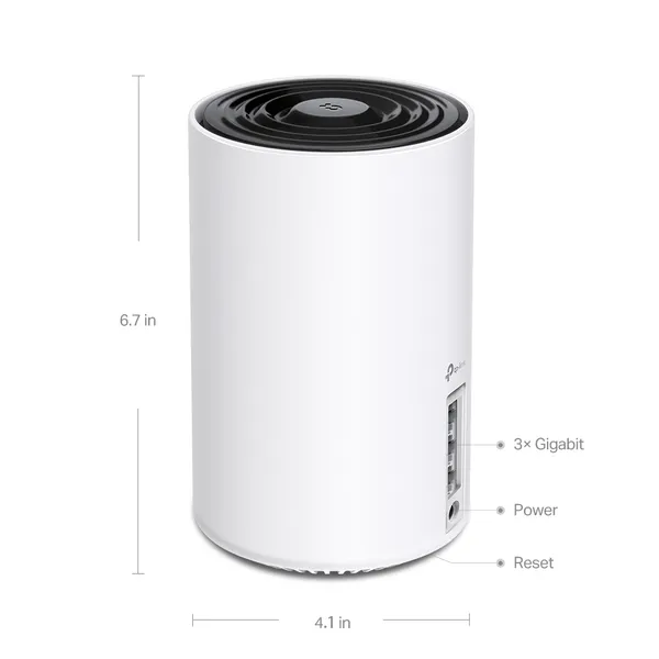 TP-Link Deco XE75 AXE5400 Tri-Band Wi-Fi 6E Mesh Router – View 2