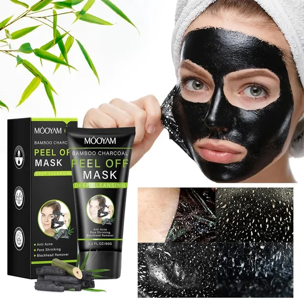 Mooyam Blackhead Remover Bamboo Charcoal Peel-off Face Mask – View 4