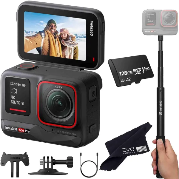 Insta360 Ace Pro 48 MP Waterproof Action Camera – View 2