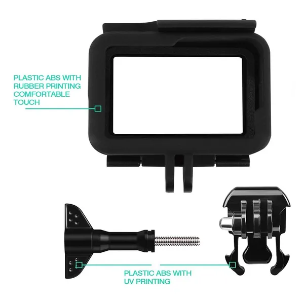 Housing Case for GoPro Hero 7 Black Frame Camera Mount Compatible – View 4