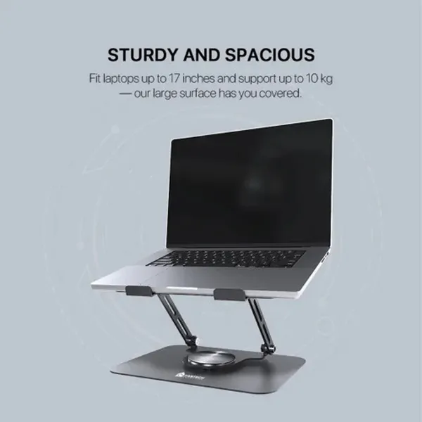 Fantech NS10 Adjustable Angle Foldable Laptop Stand – Color: Black – View 5