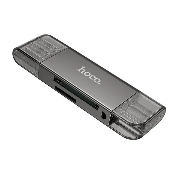 Hoco HB39 2-in-1 USB & Type-C 3.0 Card Reader – View 4