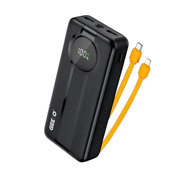 GEEOO P600 20000mAh Real Capacity Super Fast Power Bank – View 1
