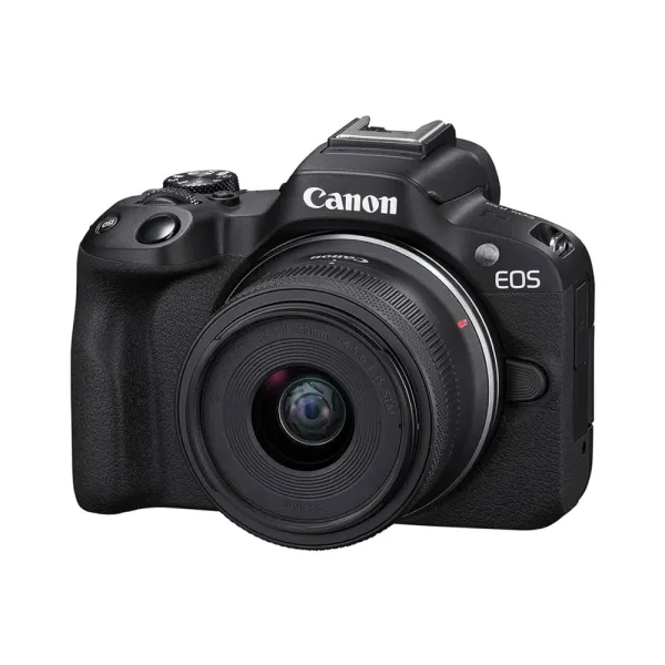 Canon EOS R50 with RF-S18-45mm F5-7.1 IS STM Lens Mirrorless Camera – View 3