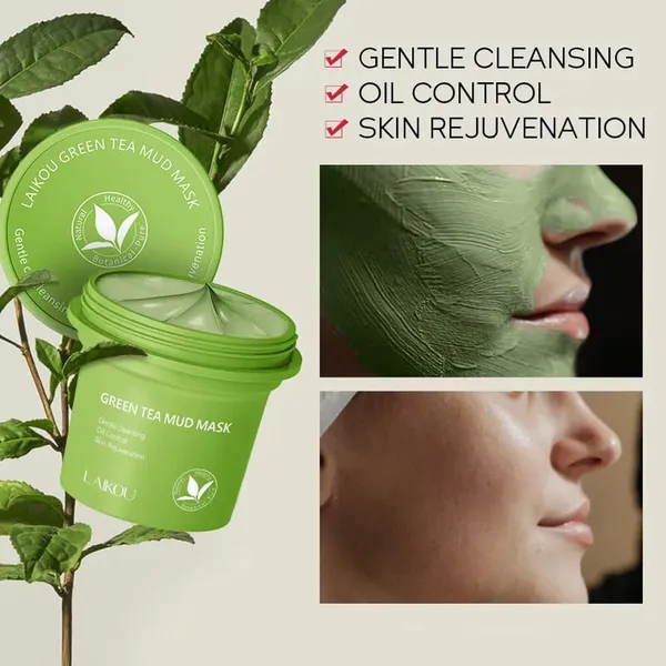 LAIKOU Green Tea Blackhead Removal Smooth Skin Mask 100g – View 3