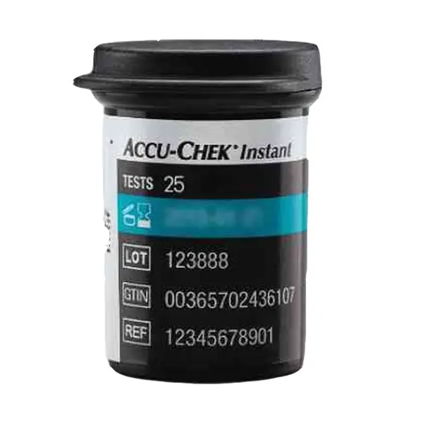 Accu-Chek Guide Reliable Blood Glucose Test Strips Pack – Number Of Strips: 25 – View 2